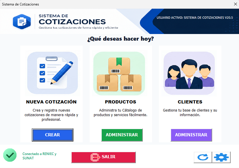Sistema de Cotizaciones Pro